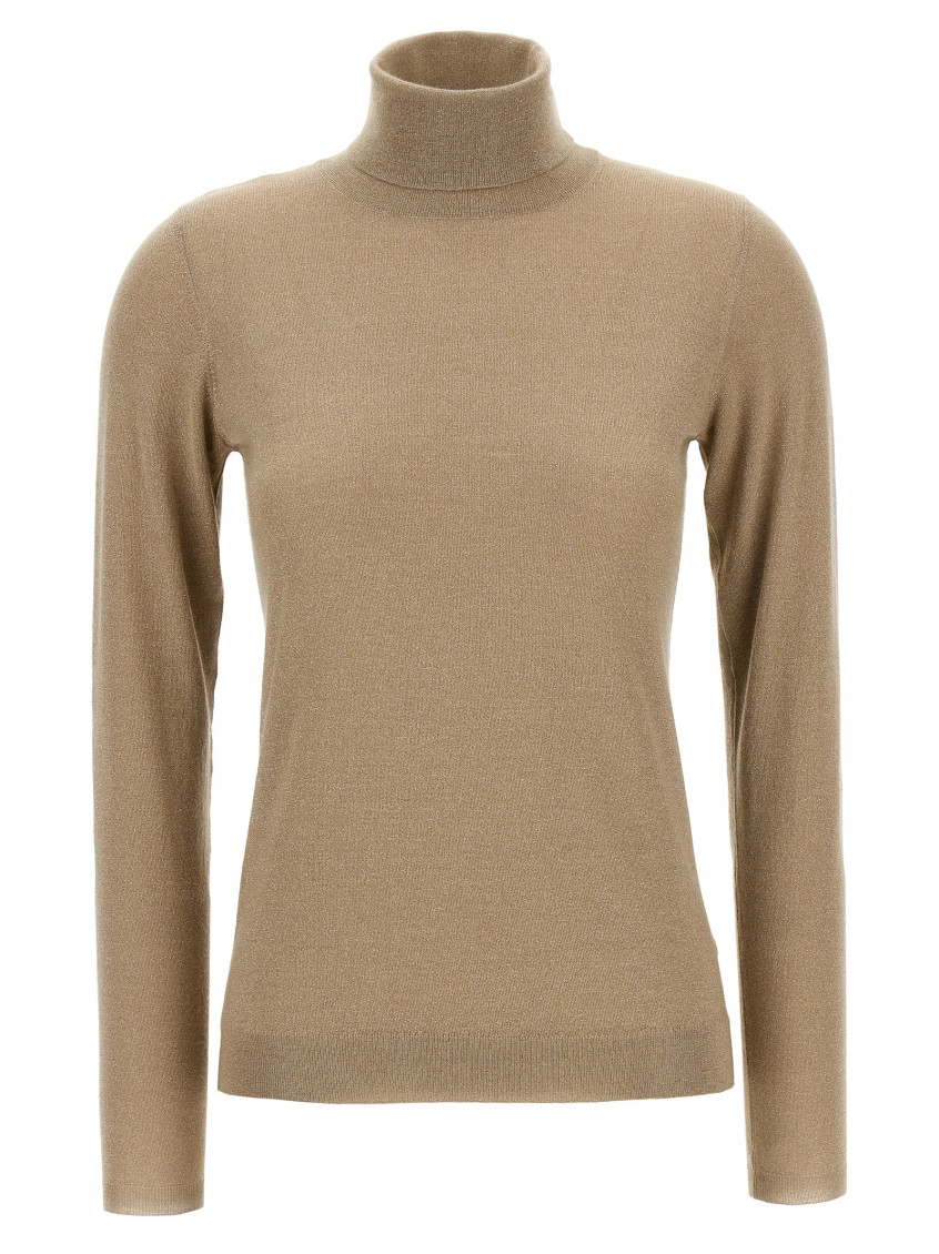Brunello Cucinelli Sparkling Sweaters And Cardigans Gold