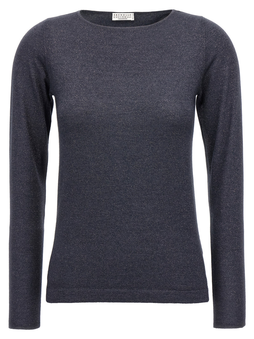 Brunello Cucinelli Sparkling Sweaters And Cardigans Blue