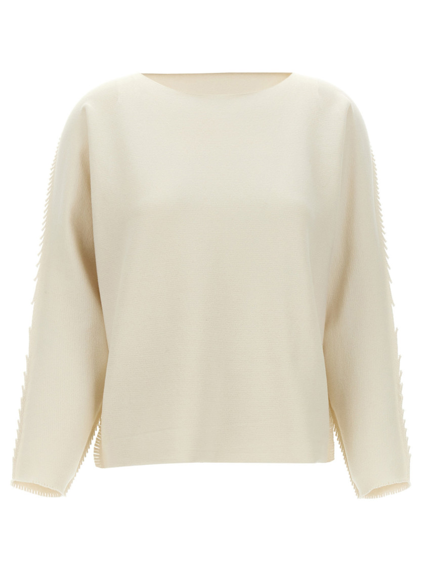 Issey Miyake Campagne Sweaters And Cardigans White In White
