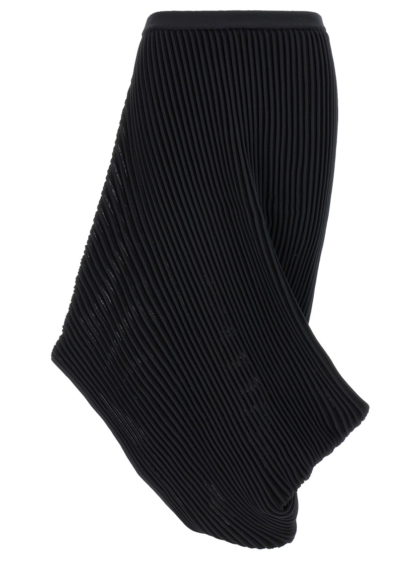 Shop Issey Miyake Black Stream Skirt
