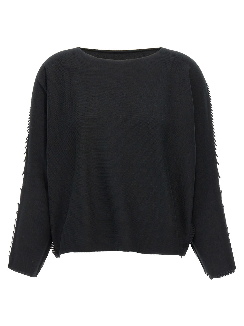 Shop Issey Miyake Black Campagne Sweater