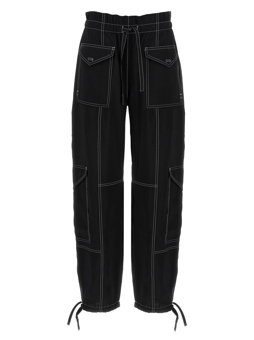 Ganni Straight Leg Cargo Pants
