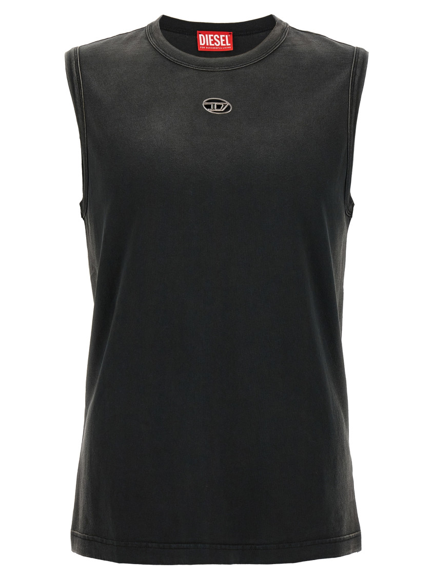 Diesel T-bisco-od Stretch Cotton Tank Top