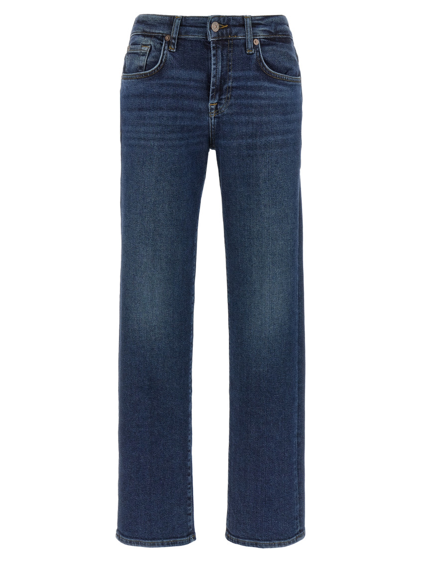 7 For All Mankind Faded Jeans Contrast Stitching