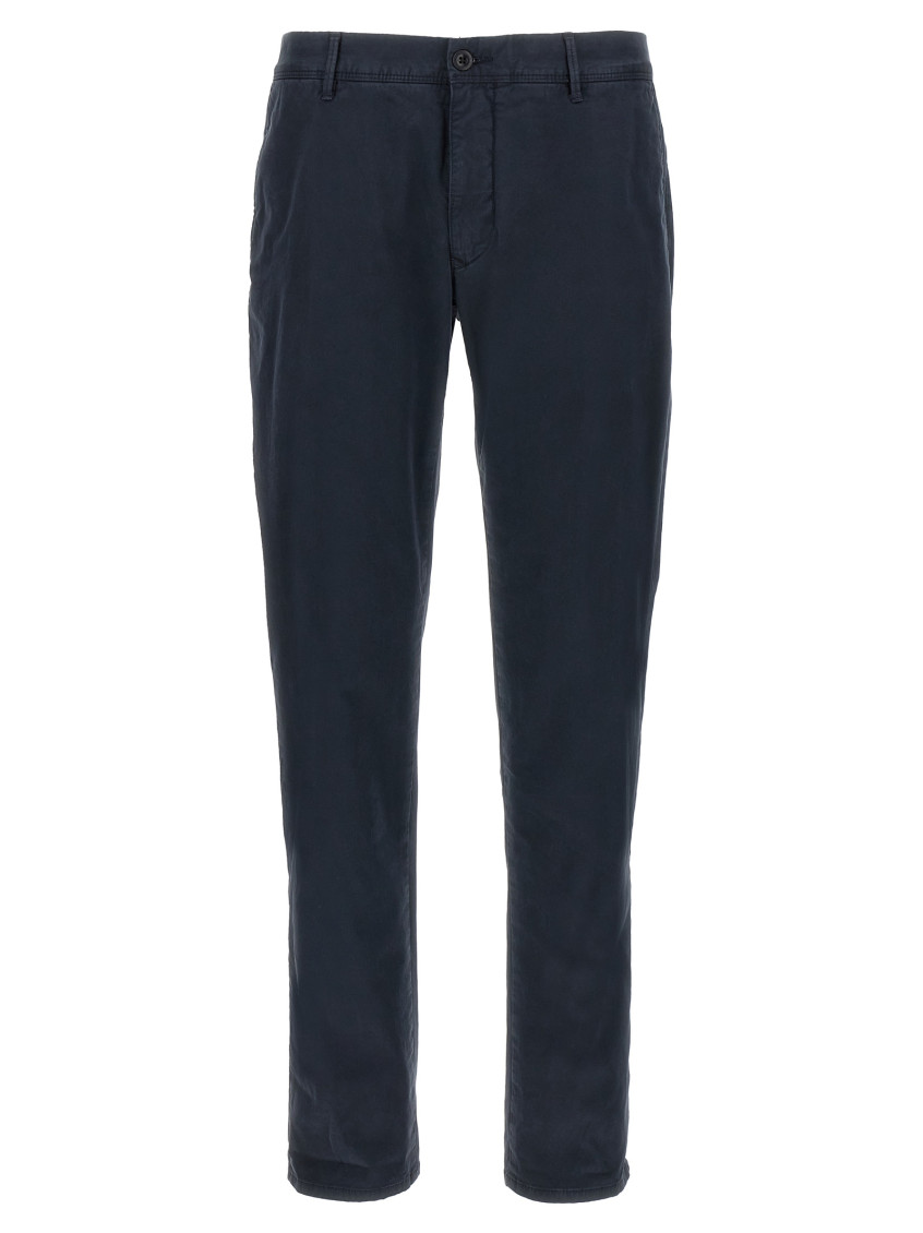 Incotex Blue Panama Cotton Pants