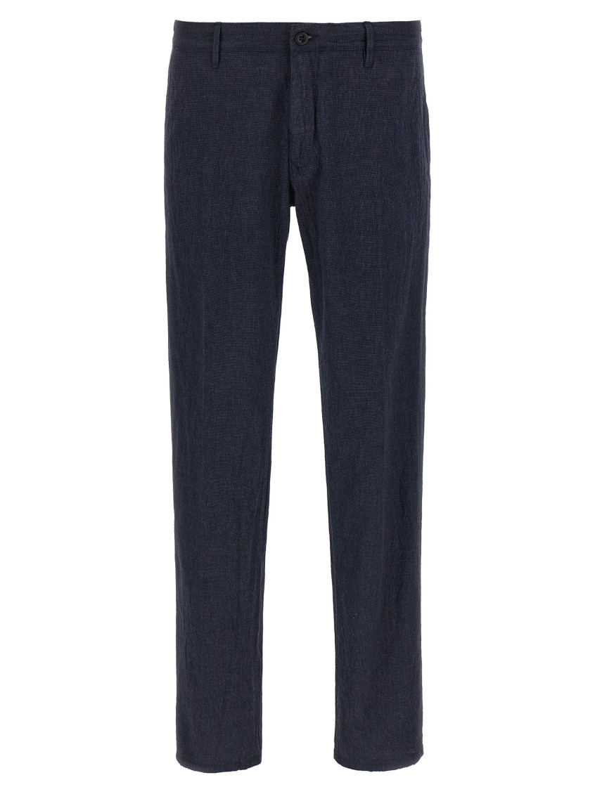 Incotex Cotton Trousers With Back Pocket And Belt Loops