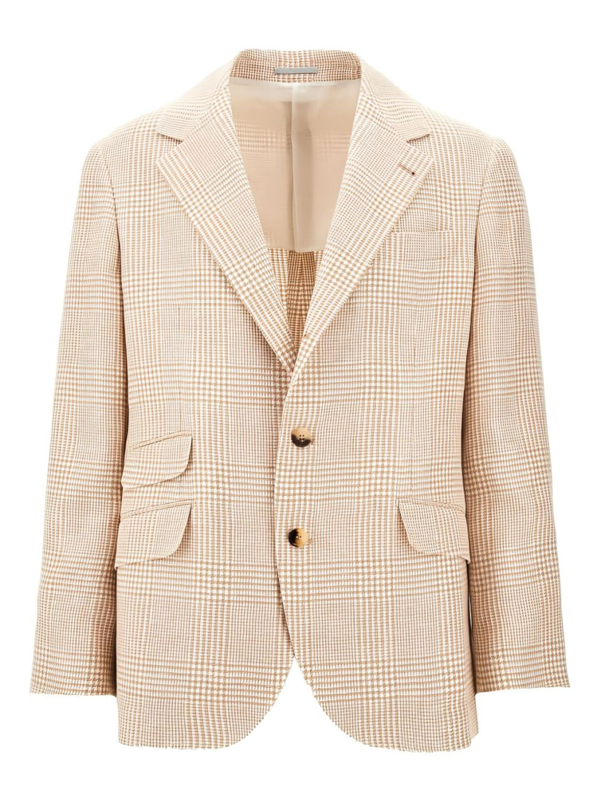 Brunello Cucinelli Men Suit-type Linen Jacket