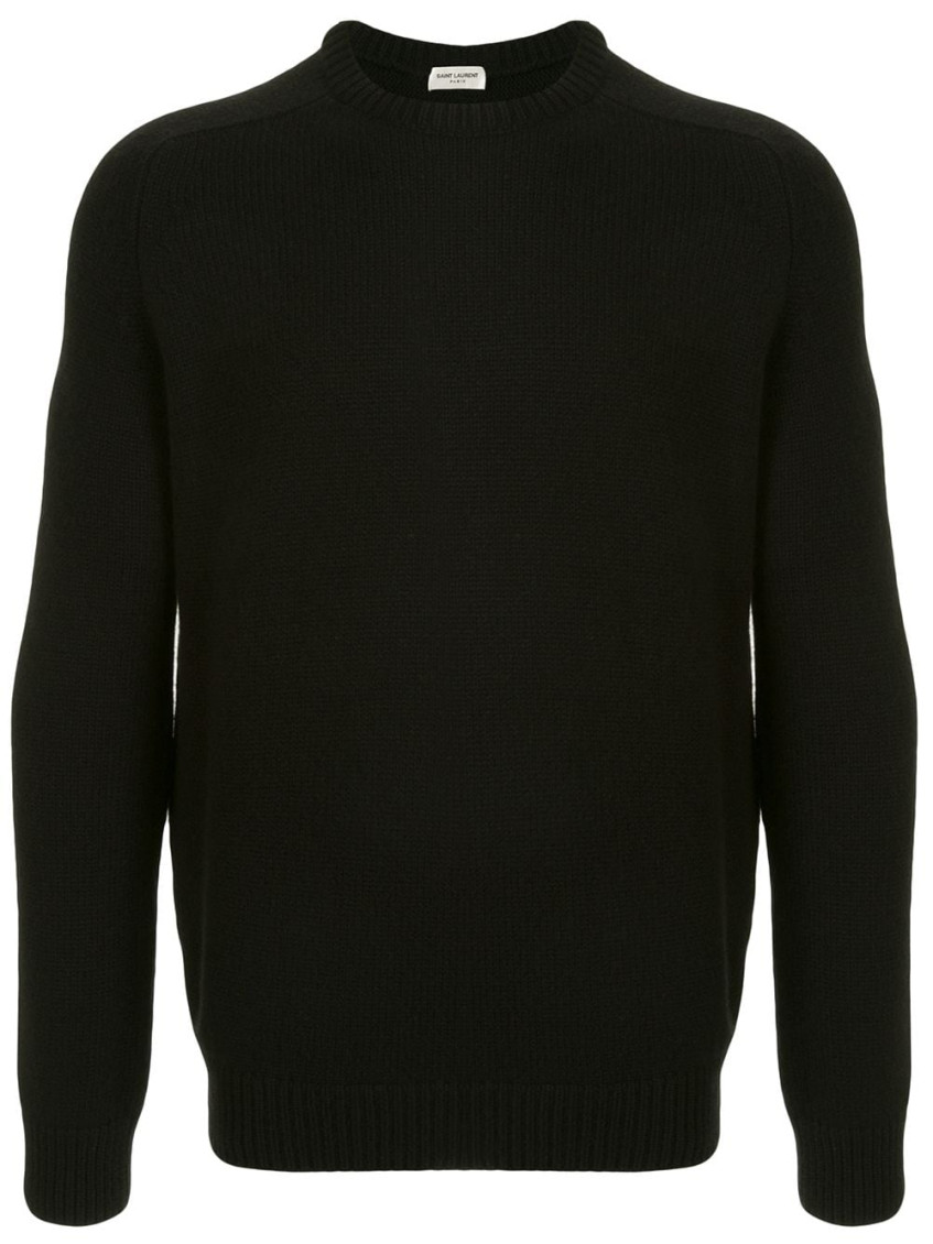 Saint Laurent Cashmere Sweater In Black