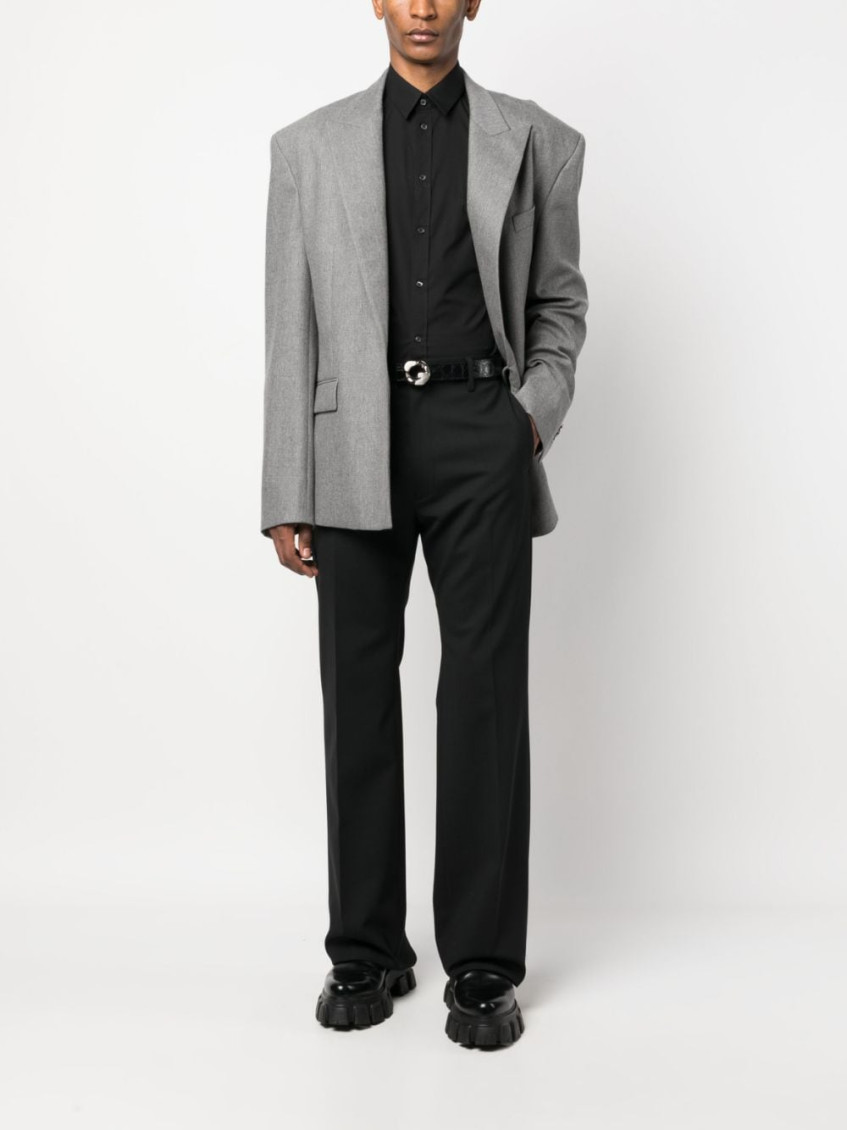 Dolce & Gabbana Black Long-sleeve Shirt for Men Online USA at