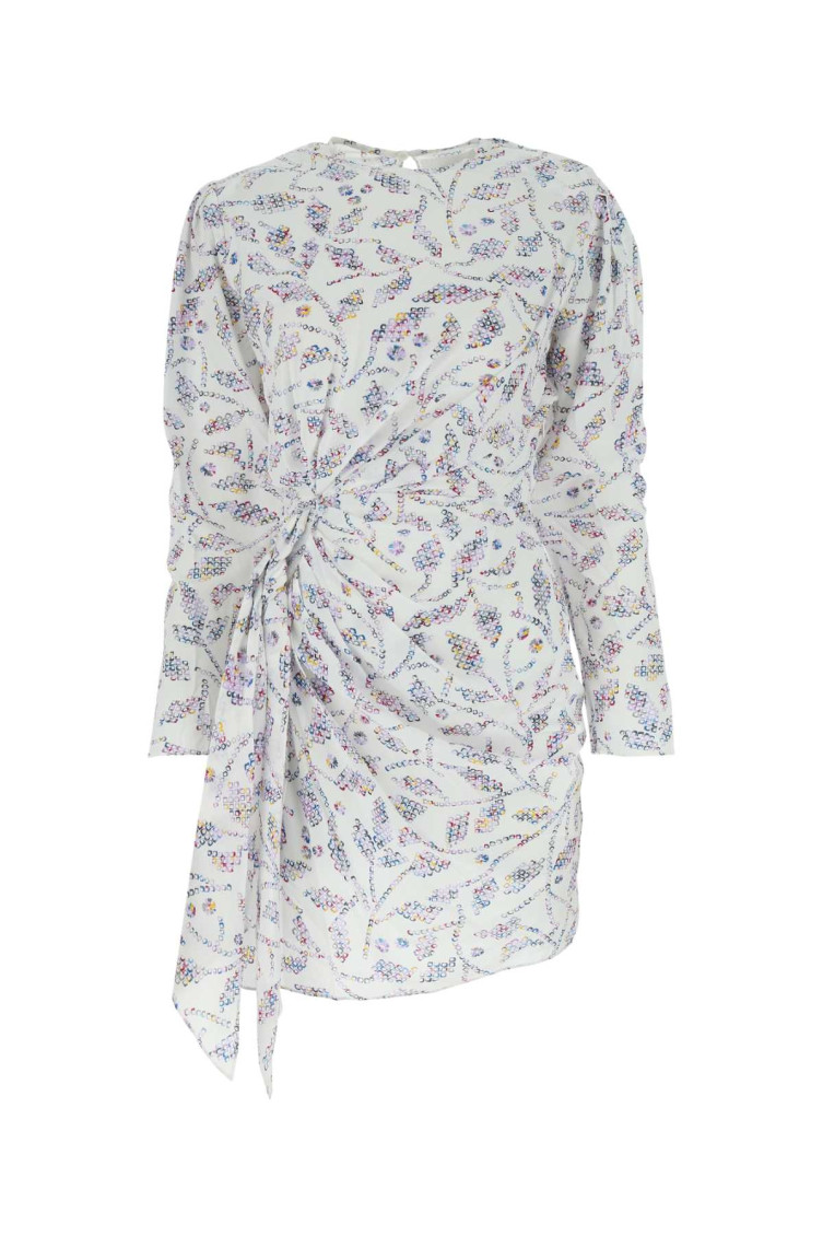 Isabel Marant Printed Viscose Dolce Dress In Multicolor