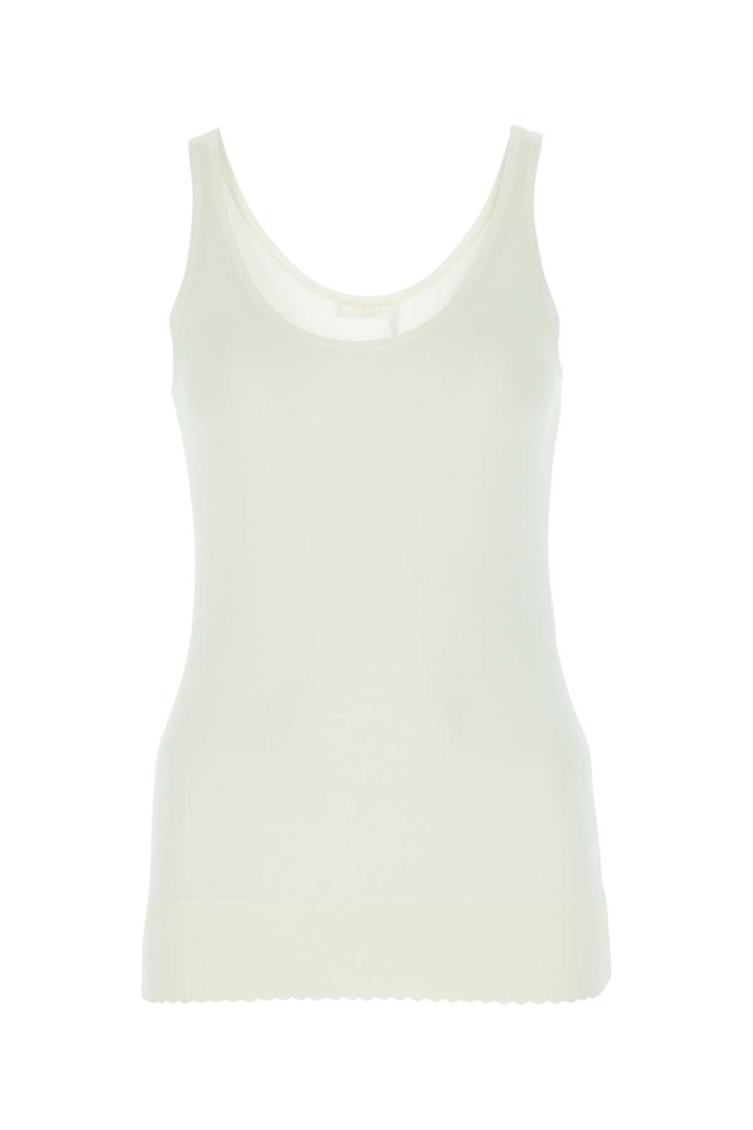Chloé Chloe Women Ivory Wool Top In White