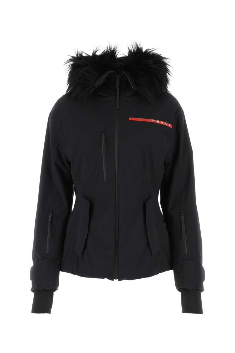 Prada Black Re nylon Ski Jacket for Women Online India at Darveys