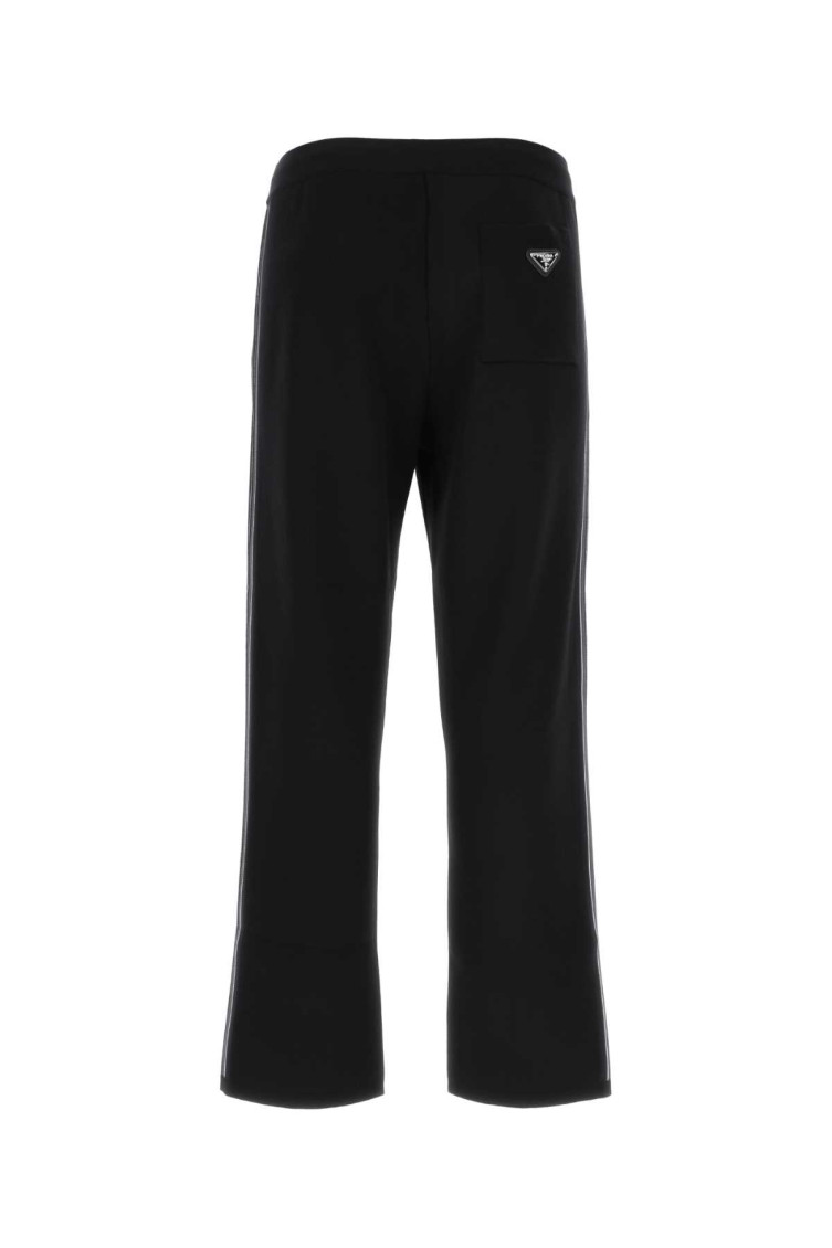 Prada Black wool blend pant for Men Online USA at Darveys.com