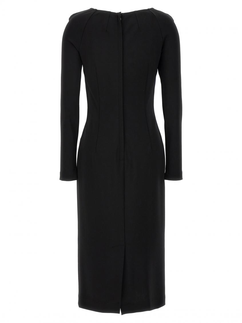 ワンピース DOLCE & GABBANA Milan stitch dress Black  F6DLUTFUGN7 Dolce & Gabbana Black Milan Stitch Dress for Women Online