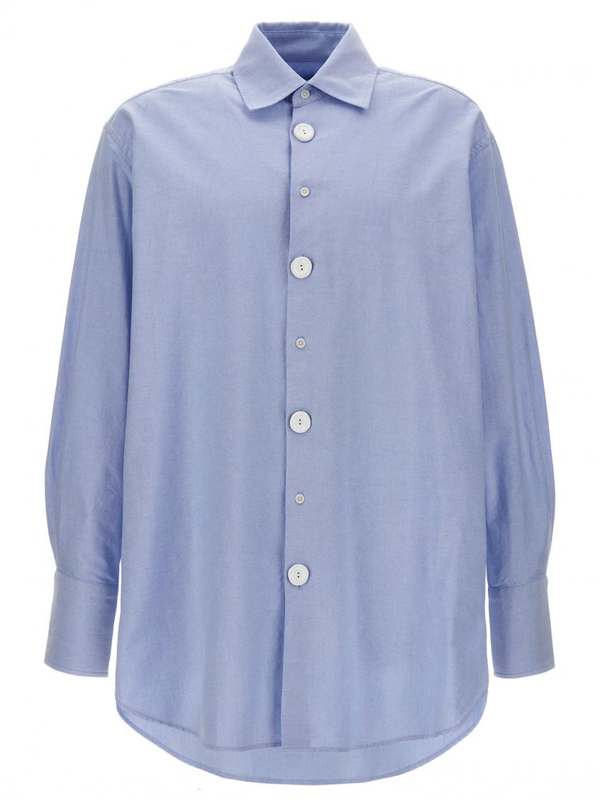 Jw Anderson J.w.anderson Oversized Shirt In Light Blue