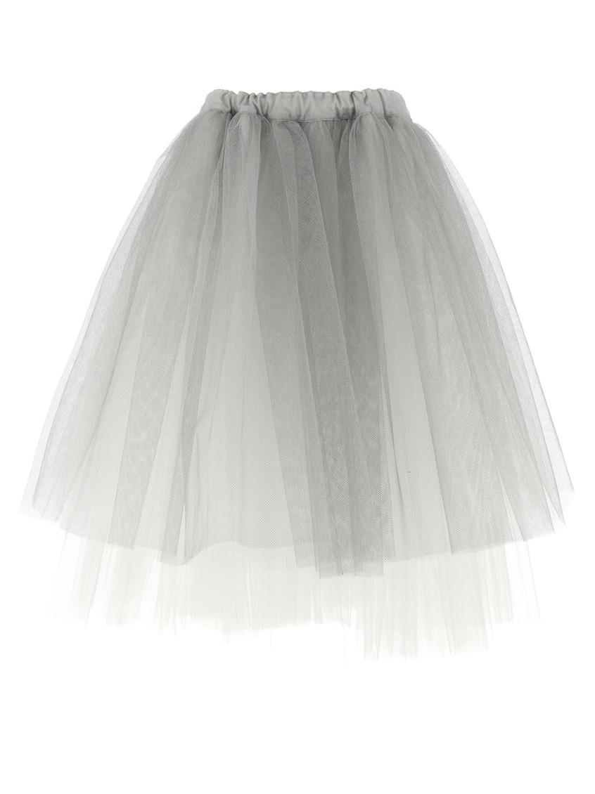 Shop Comme Des Garçons Multicolor Tulle Skirt