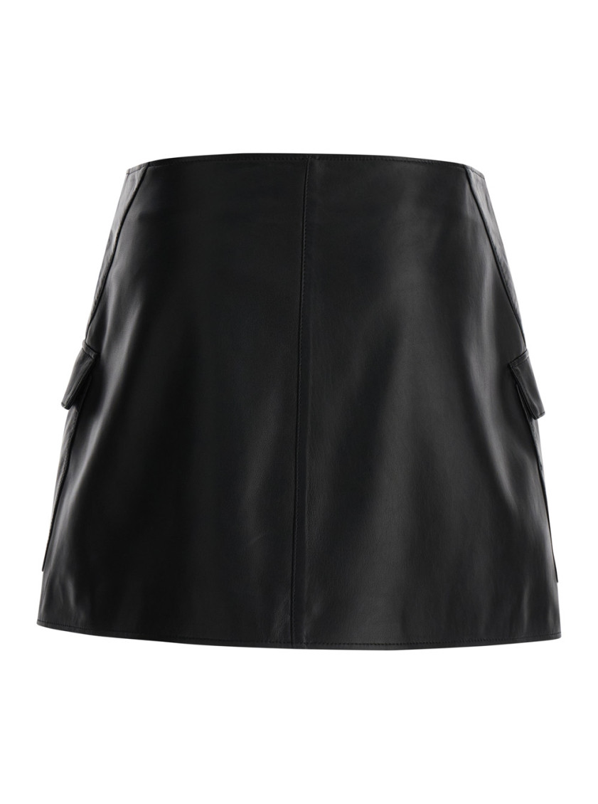Shop Arma Black Wallet Skirt