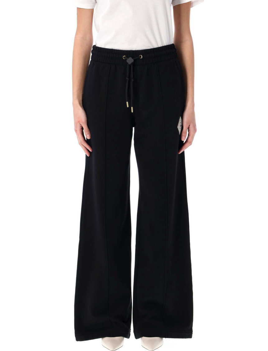 Casablanca Paris Black Wide-leg Cotton Jogging Bottoms
