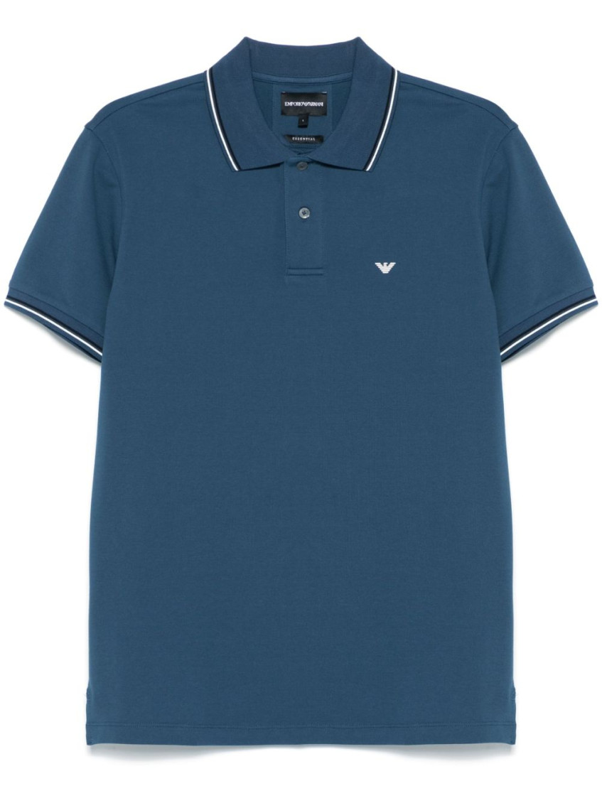 Emporio Armani Logo Cotton Polo Shirt