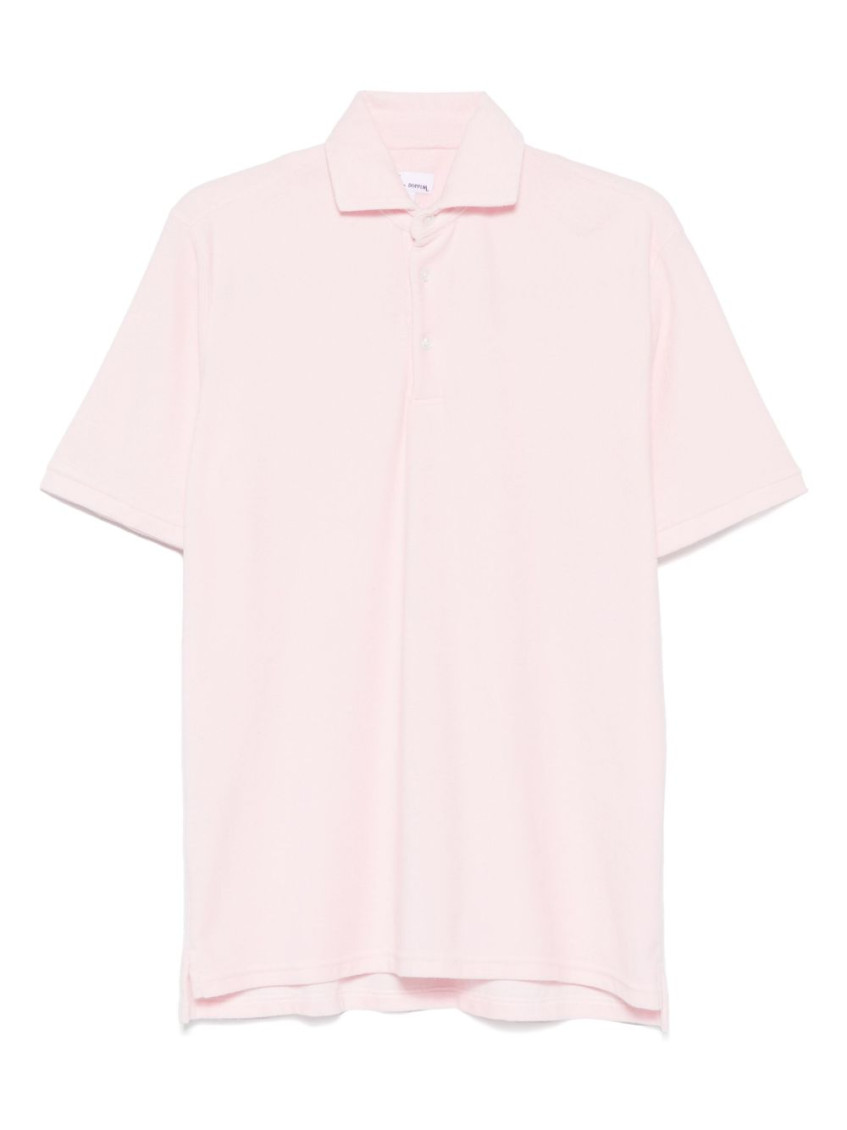Doppia Light Pink Short Sleeve Polo