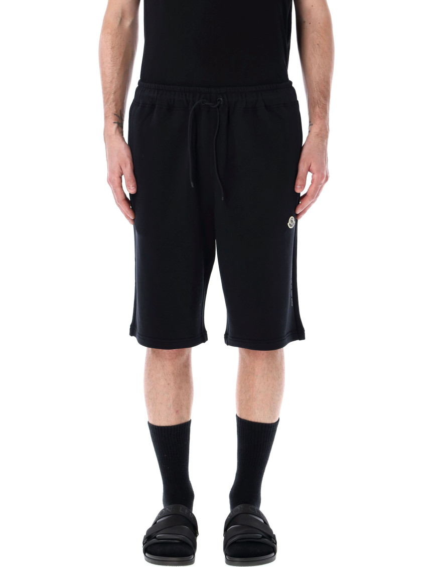 Moncler Black Bermuda Shorts