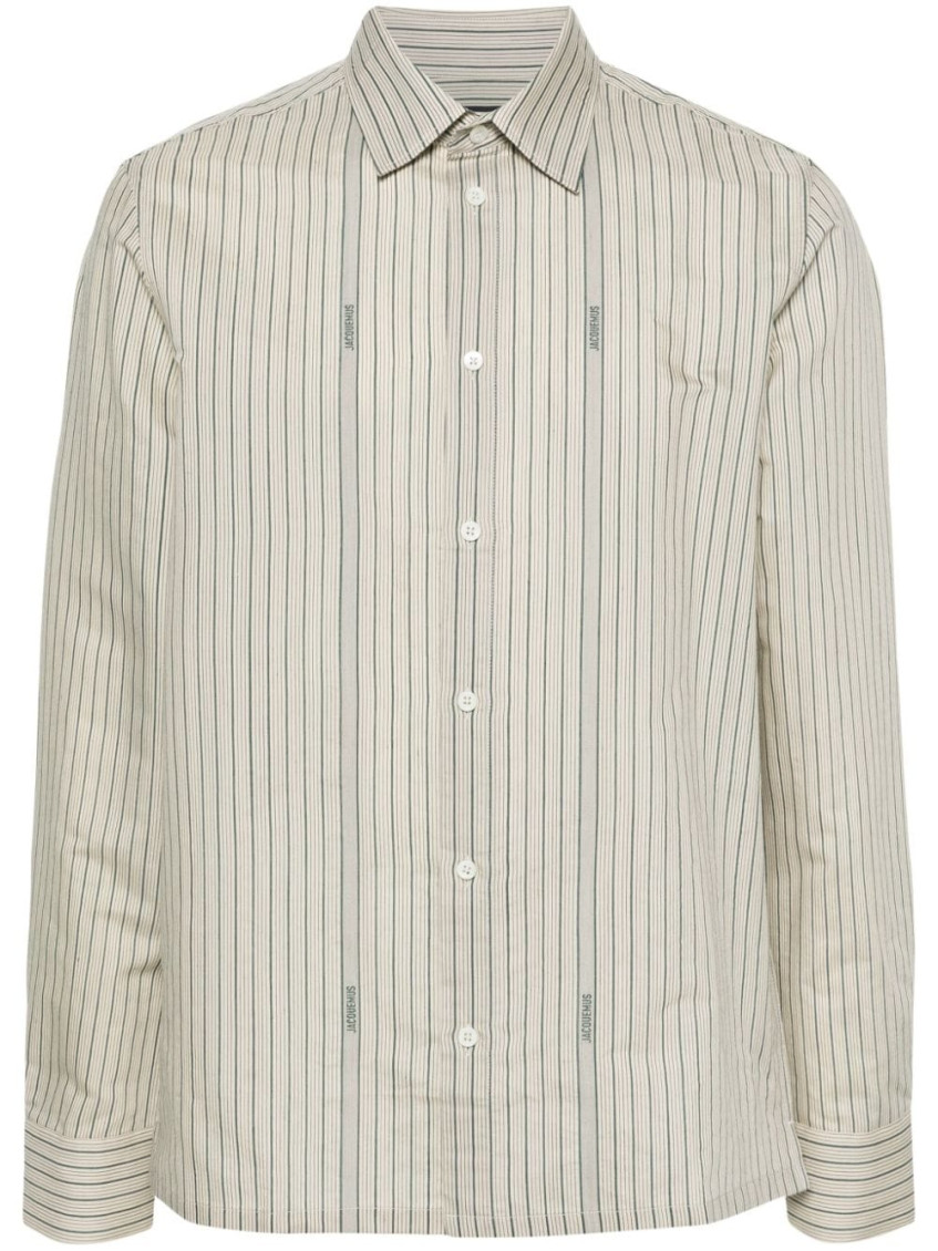 Jacquemus La Chemise De Costume Shirt In Green