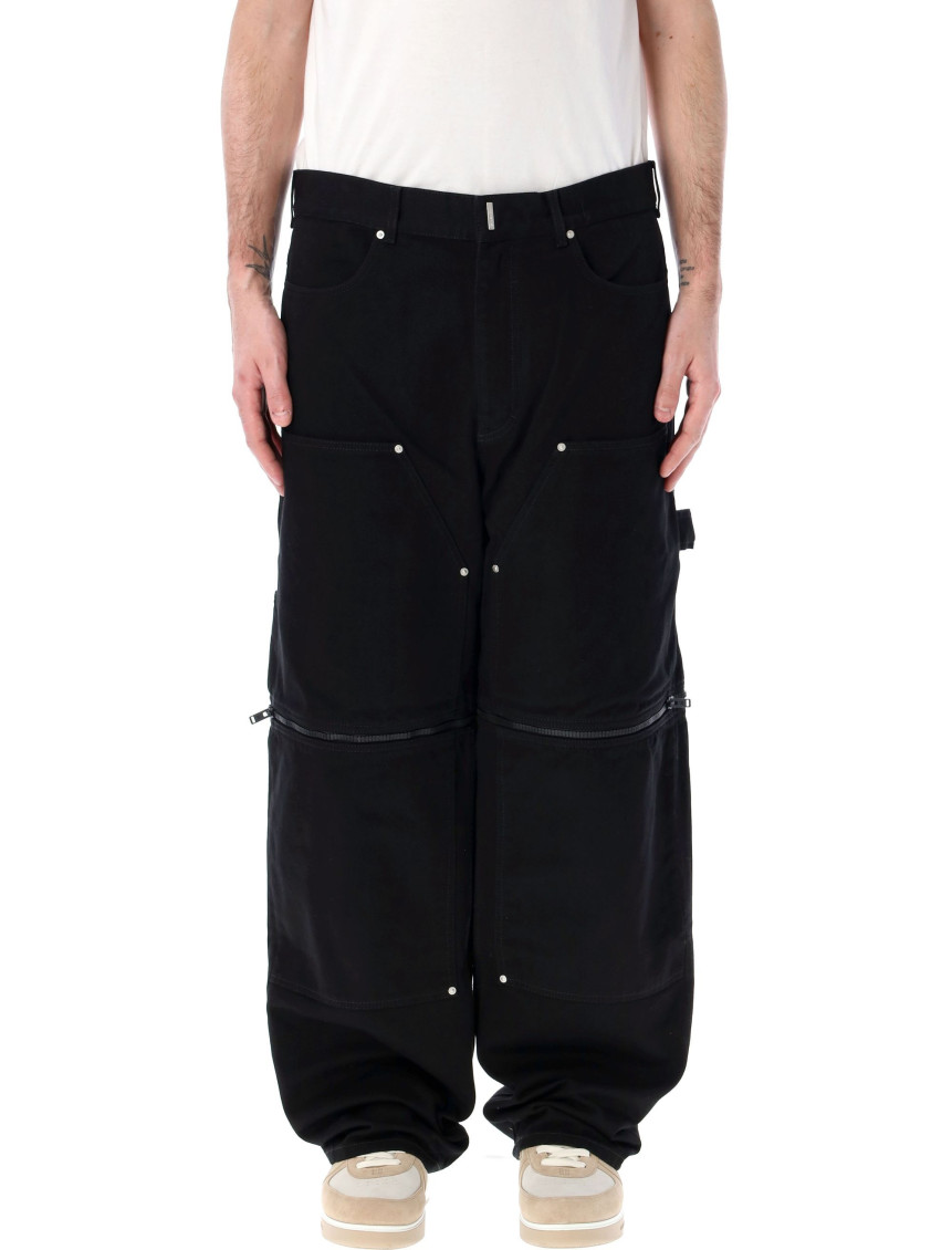 Givenchy Black Studded Jeans In Black