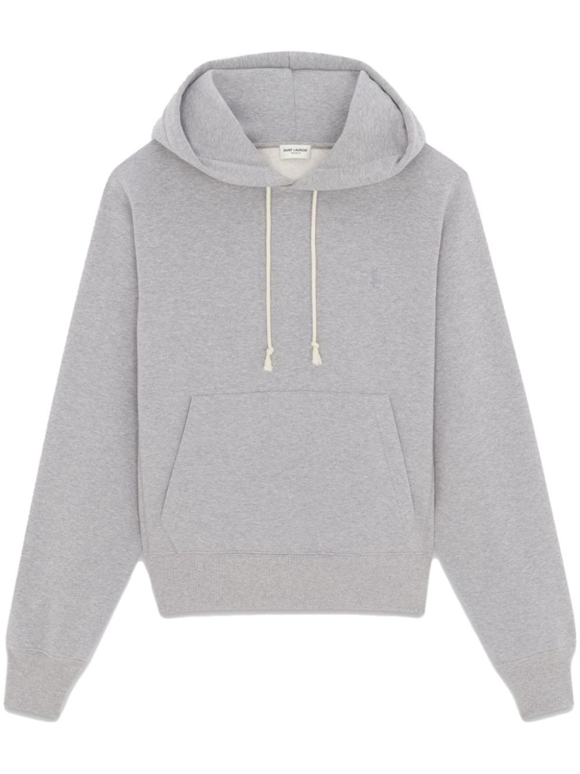 Saint Laurent Women's Neck Sweatshirt Black