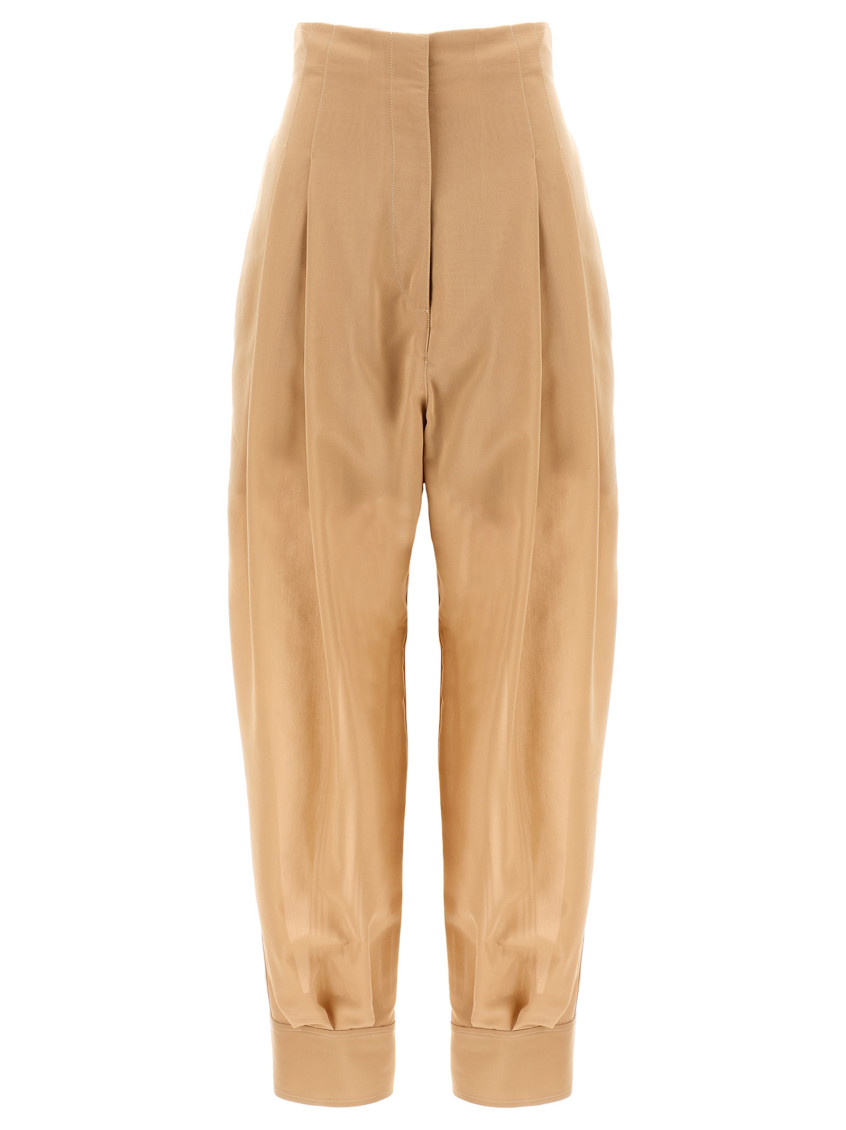 Philosophy Di Lorenzo Serafini High-waisted Trousers Pleated Cuffed Hem