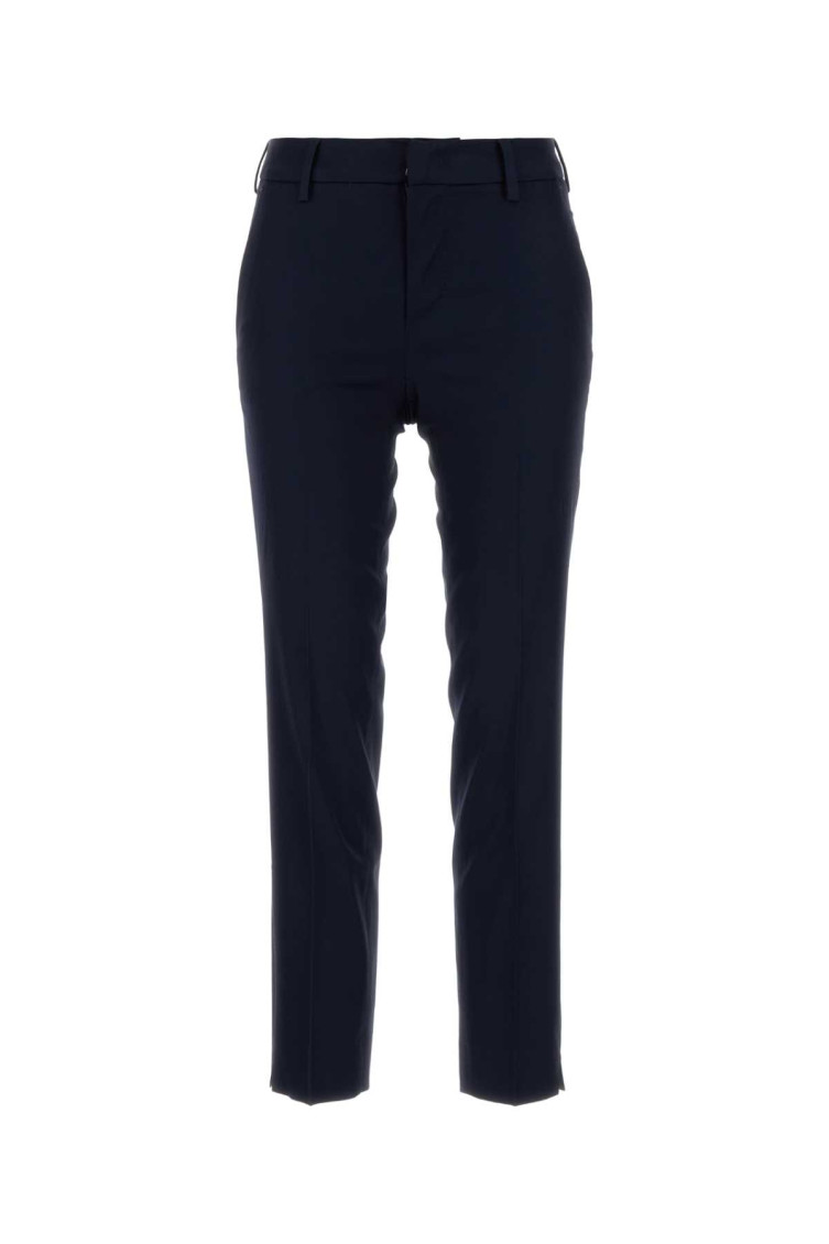 Pt Torino Stretch Viscose Trousers With Front And Back Pockets