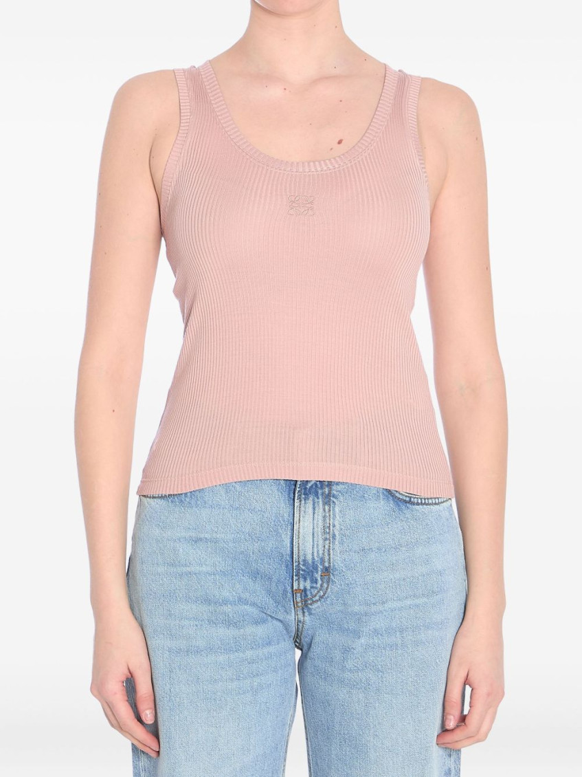 Loewe Light Pink Anagram Tank Top
