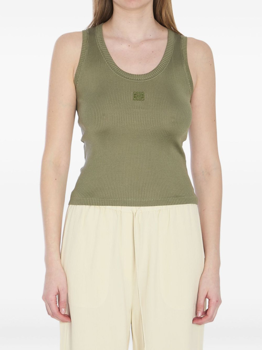 Loewe Khaki Anagram Tank Top