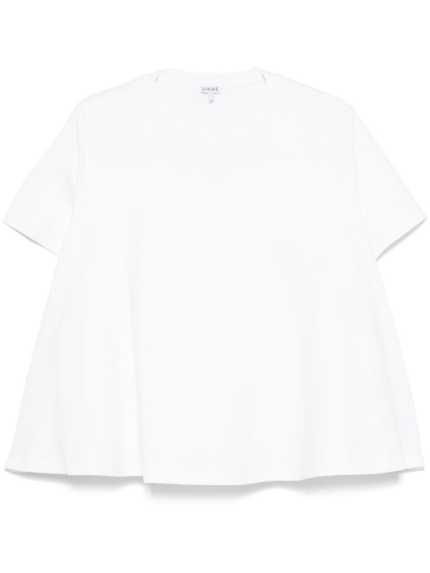 Loewe Women Anagram-embroidered Trapeze T-shirt