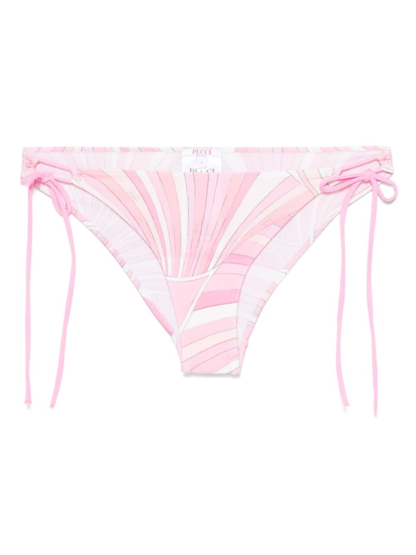 Shop Pucci Pink Printed Bikini Bottom