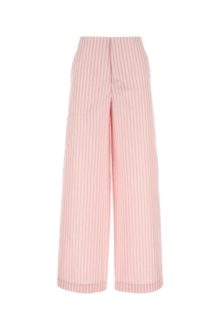 Philosophy Di Lorenzo Serafini Wide-leg Design Embroidered Poplin Pant