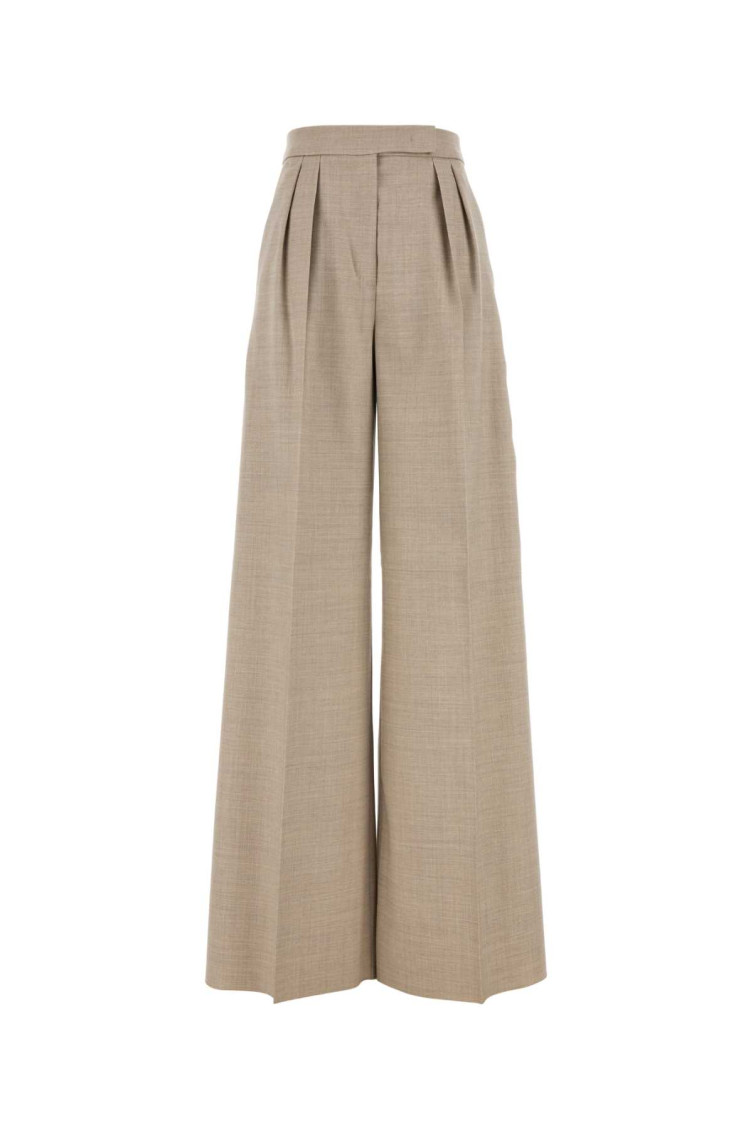 Max Mara Wide-leg Pant In Cotton Blend With Lurex
