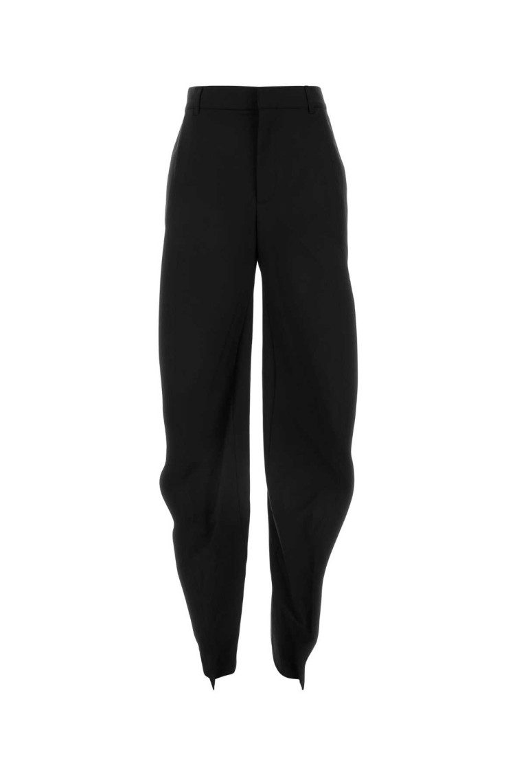 Y/project Y Project Black Stretch Polyester Blend Pant