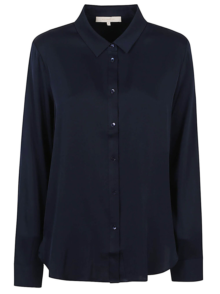Silk95five Blue Monte Carlo Silk Shirt