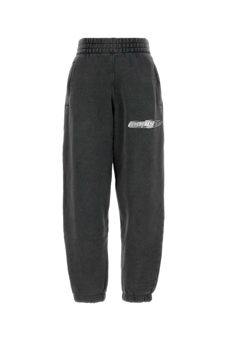 Alexander Wang Cotton Joggers With Elastic Waistband And Cuffs