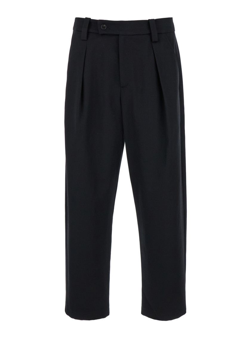 APC BLACK TONAL STITCHING PANTS 