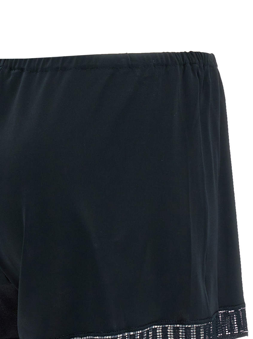 ショートパンツ ERES 'Sylvie Graphic' shorts Eres Black Sylvie Graphic Shorts for Women Online USA at