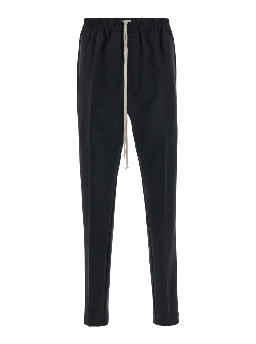 Rick Owens Black Porterville Track Pants for Men Online USA