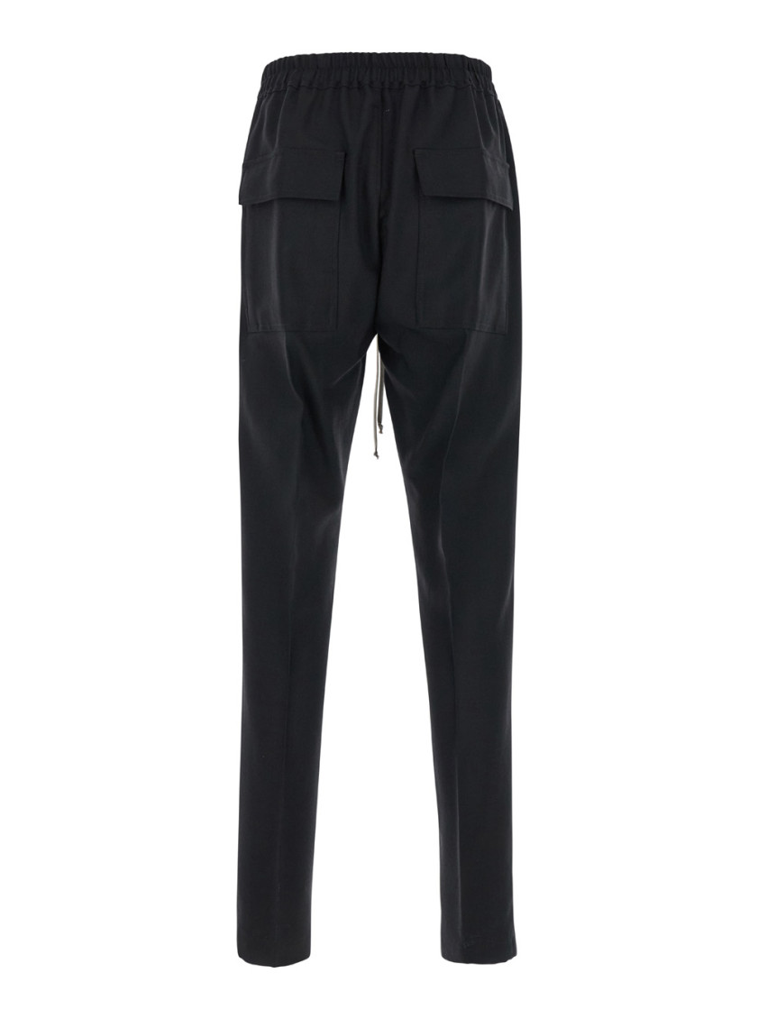 Rick Owens Black Porterville Track Pants for Men Online USA