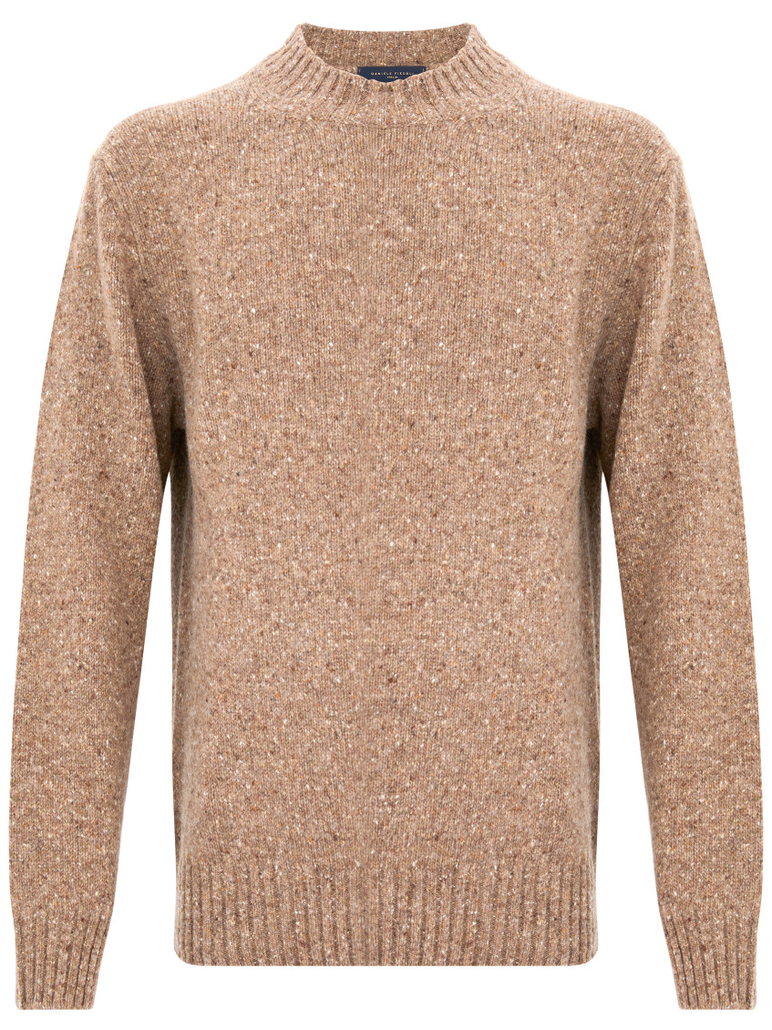 Daniele Fiesoli Sweaters Camel In Light Brown