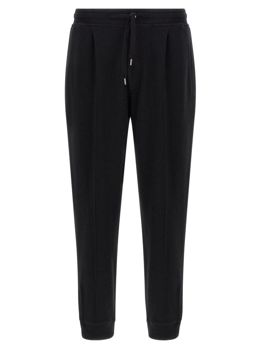 Brunello Cucinelli Cotton Sweatpants In Black