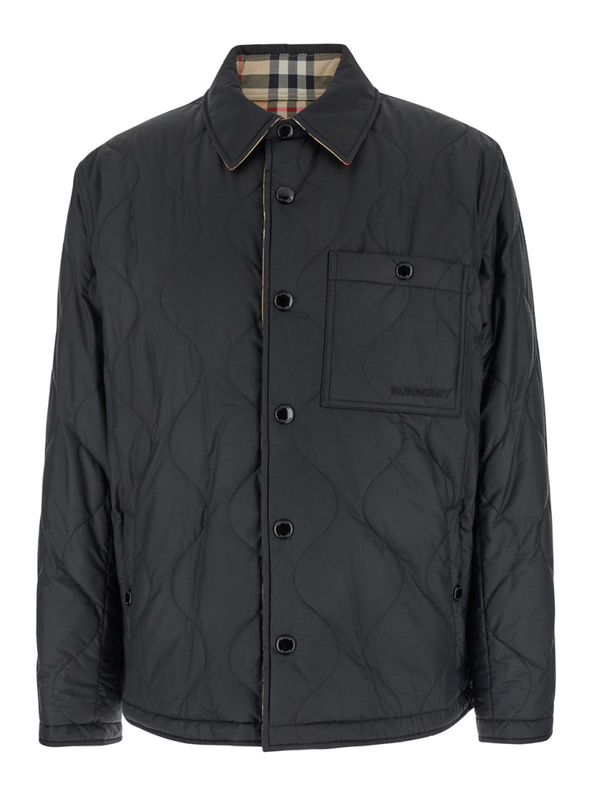 Burberry Black Regular Fit Jacket for Men Online USA at Darveys