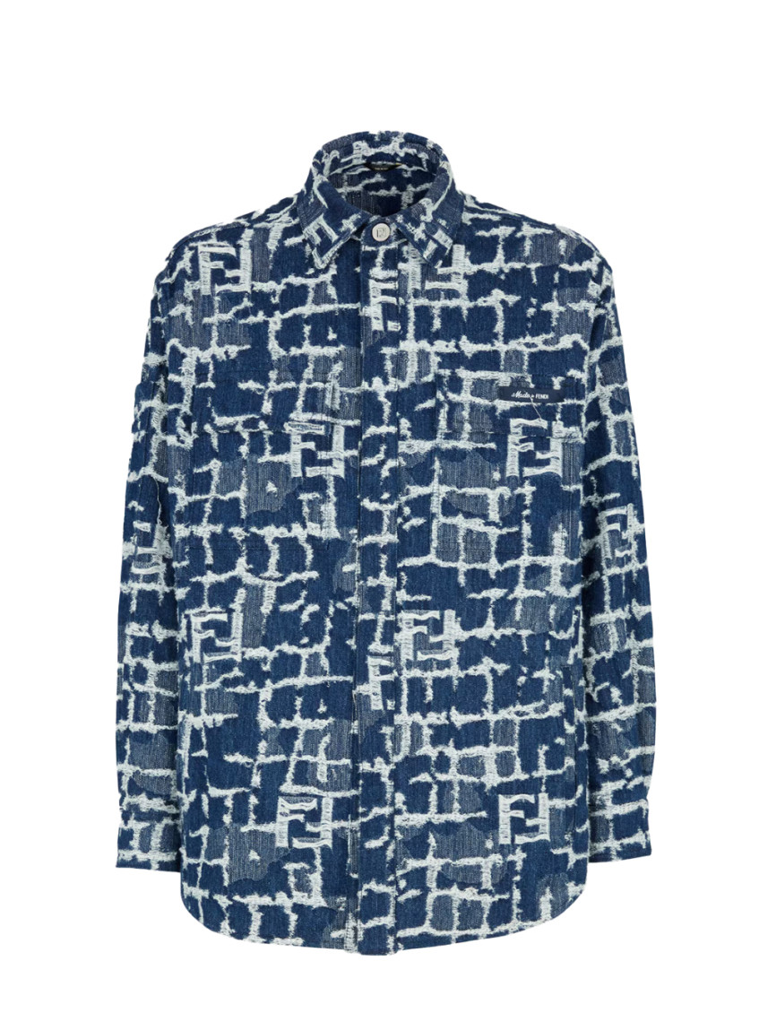 Fendi Jacket In Blue