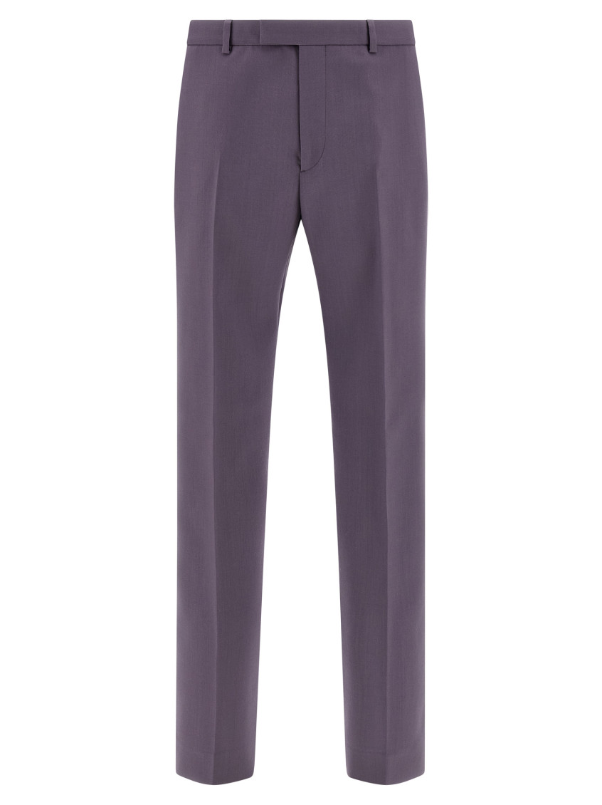Gucci Trousers In Dry Wool Gabardine In Multi