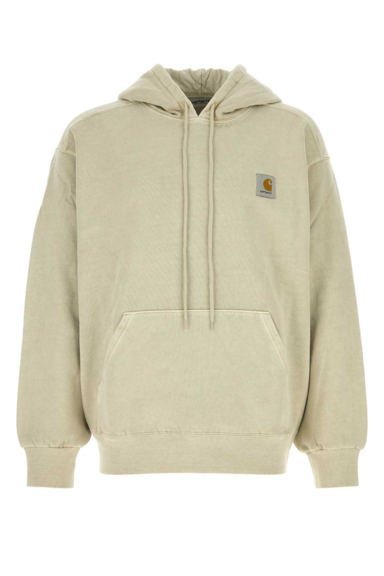Carhartt Wip Sand Cotton Hooded Vista Sweat In Neutral