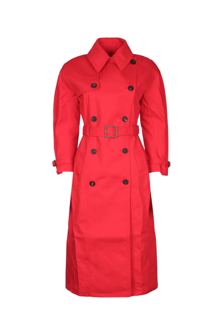 Jacquemus Red Double-breasted Trench Coat